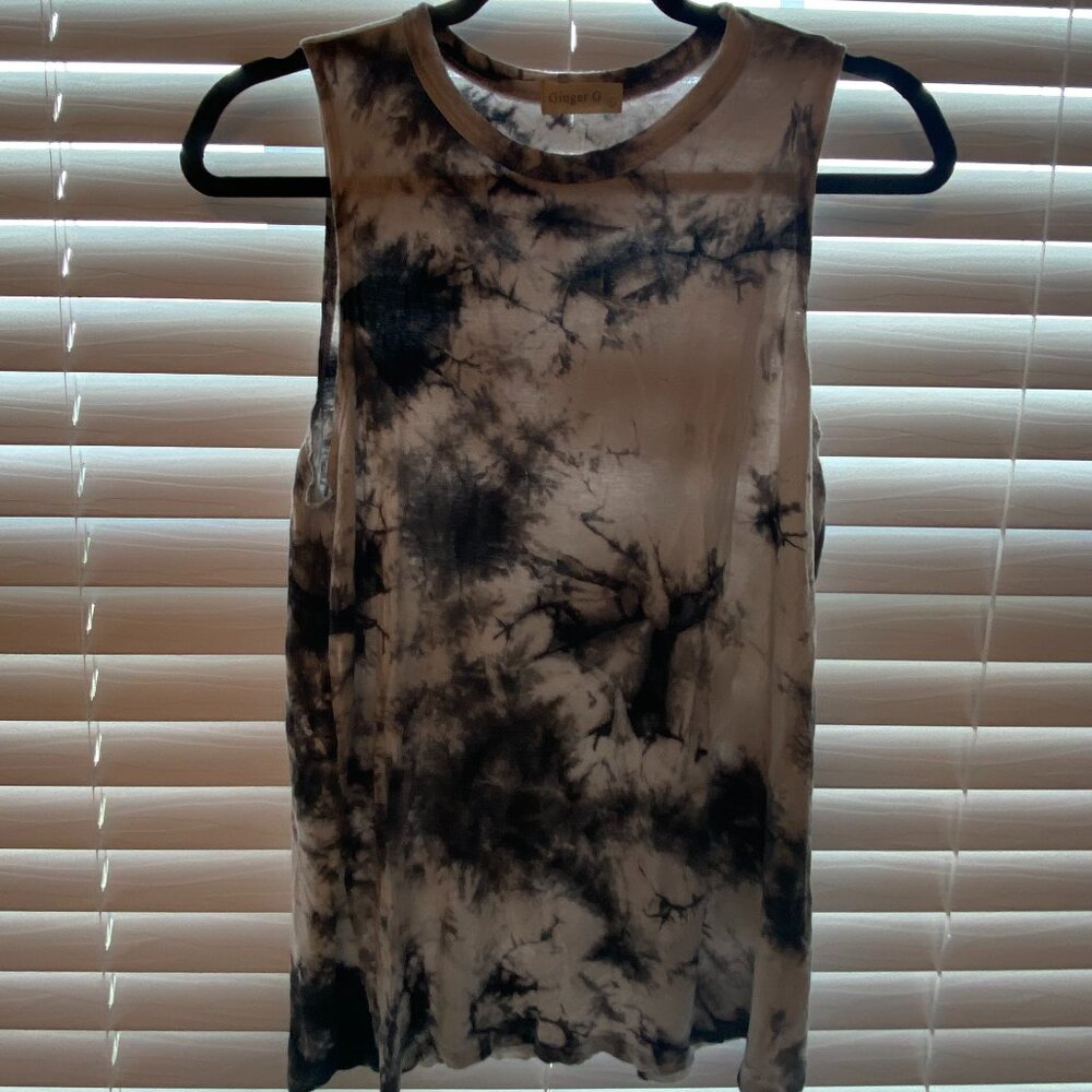 Ginger G Marble/Tie-dye Tank Top